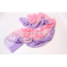 New design very thin and soft cashmere silk scarf